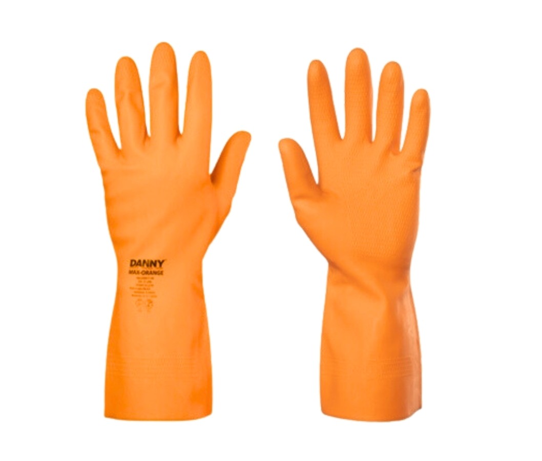 ぱあ Compre Segurança | LUVA LATEX REFORÇADA MAX ORANGE DANNY CA 11286